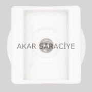 P 8024 BEYAZ RENK Polimer Kilitli Kelepçe Kılıfı