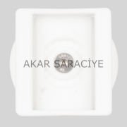 P 8024 BEYAZ RENK Polimer Kilitli Kelepçe Kılıfı