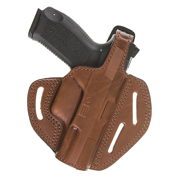 B 6132 Deri İki Açılı Tam Kelebek Tabanca Kılıfı