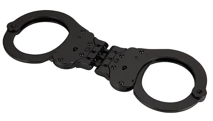 Alcyon 5005_B Menteşeli Kelepçe (Siyah)