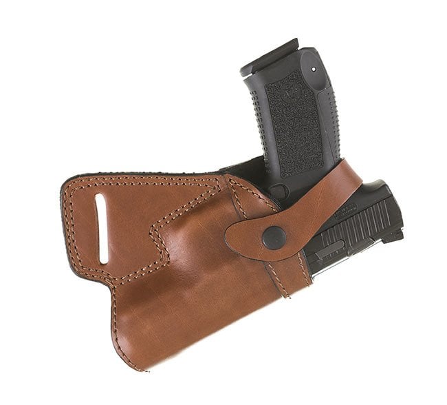 B 6104 Deri Sırt Tabanca Kılıfı