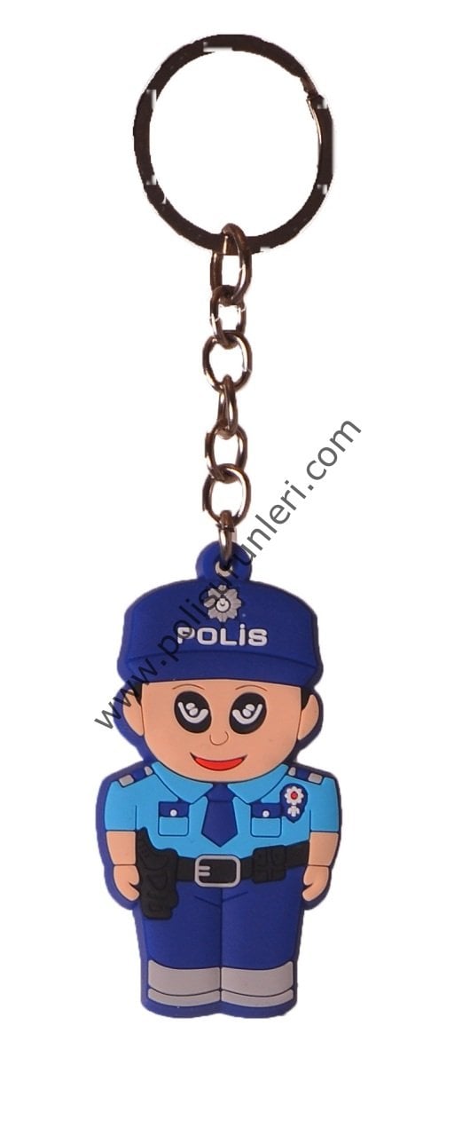 Polis Erkek Anahtarlık (Silikon)