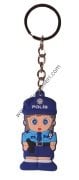 Polis Bayan Anahtarlık (Silikon)