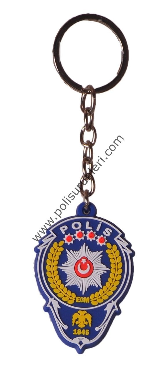Polis Logo Anahtarlık (Silikon)